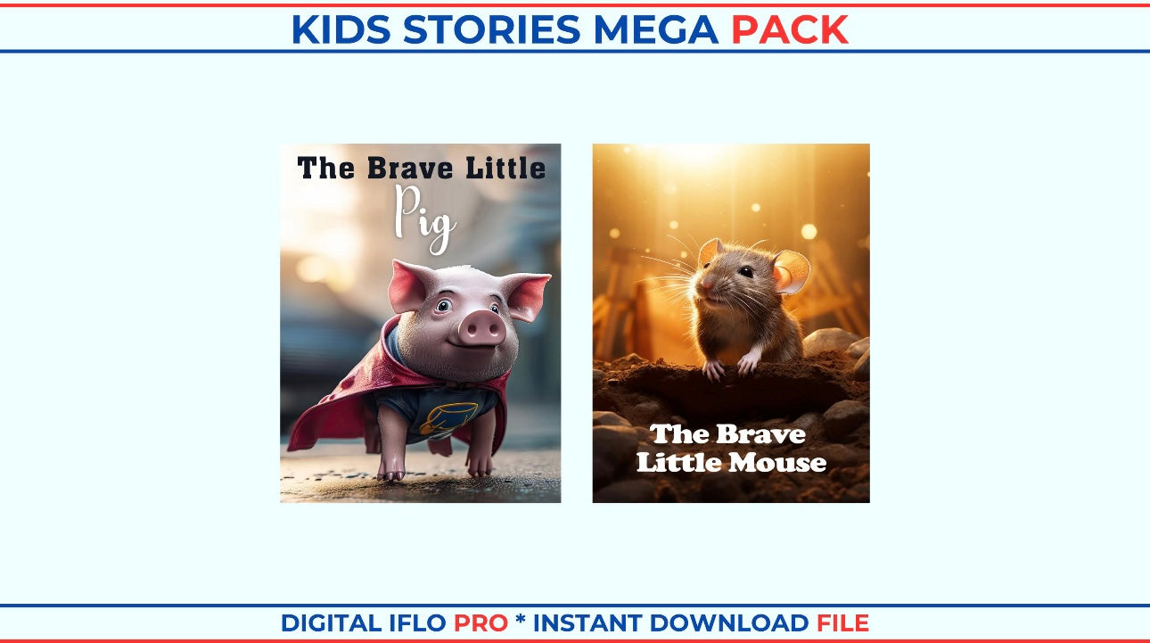 Kids Stories Mega Pack | 50+ Engaging Ebooks | PLR
License | Perfect for Bedtime, Classroom & Digital Libraries | Instant Download | PDF