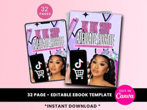 TikTok Shop Affiliate Ultimate Beginners Guide | PLR MRR
Digital E-Book Template DFY Digital Product | Social Media
Marketing Strategy Digital Products/File