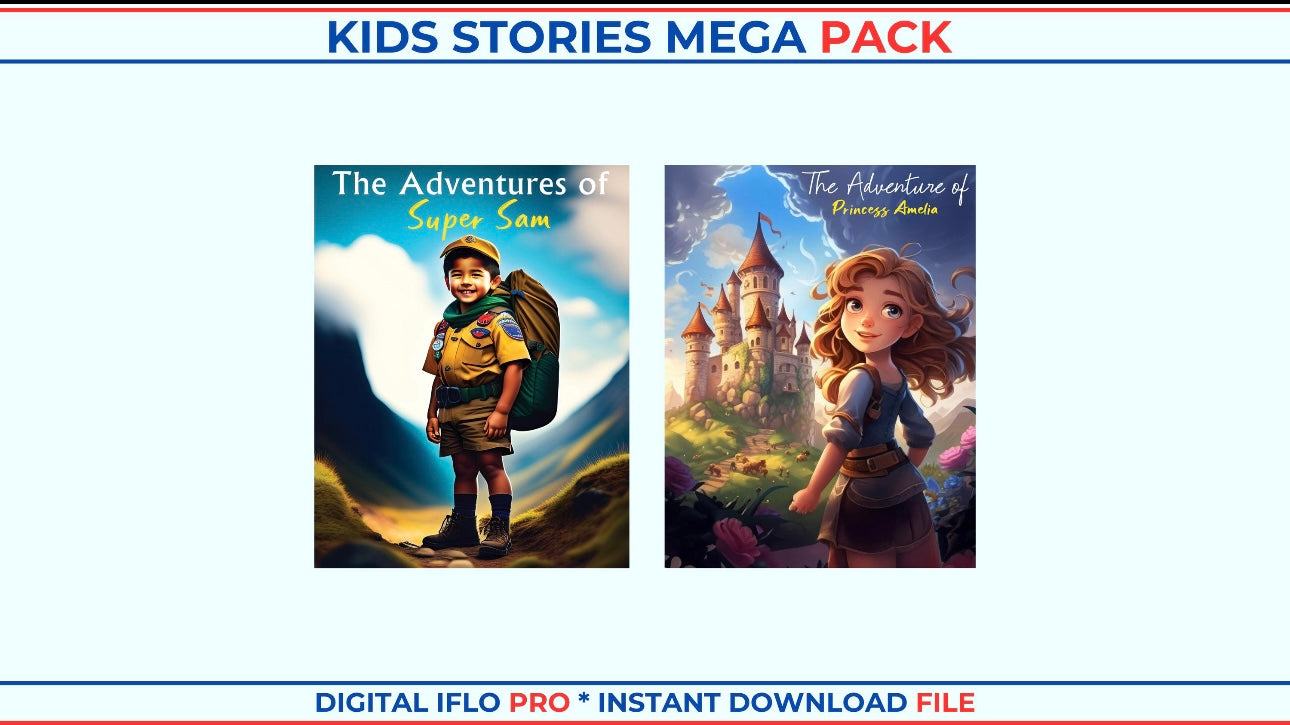 Kids Stories Mega Pack | 50+ Engaging Ebooks | PLR
License | Perfect for Bedtime, Classroom & Digital Libraries | Instant Download | PDF