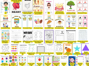 PLR 15000 Educational Kids Resources Bundle | Children's Learning Bundle | Educational Resources for Kids | Printable
Activity Worksheets