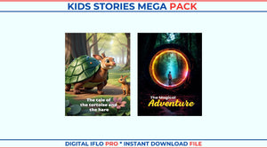 Kids Stories Mega Pack | 50+ Engaging Ebooks | PLR
License | Perfect for Bedtime, Classroom & Digital Libraries | Instant Download | PDF