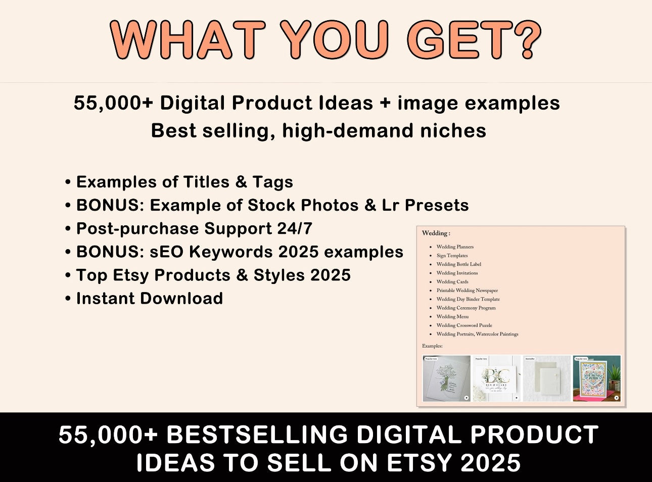 55,000+ DIGITAL Products Ideas 2025, Digital Downloads, Passive Income, sell Today, Best Small Business Ideas