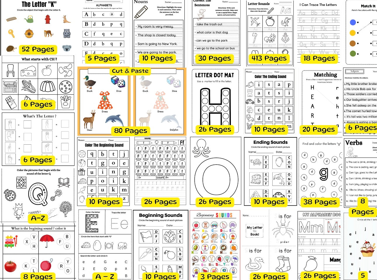 PLR 15000 Educational Kids Resources Bundle | Children's Learning Bundle | Educational Resources for Kids | Printable
Activity Worksheets