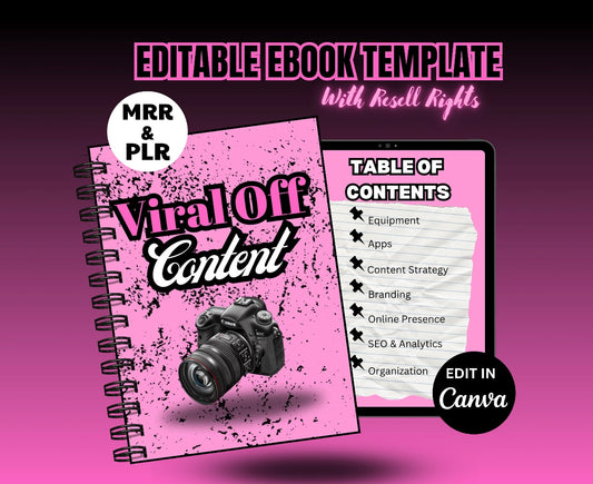 Done for You eBook template, MRR eBook, PLR eBook, DFY eBook, eBook Template, Resell Rights Included, Digital Products