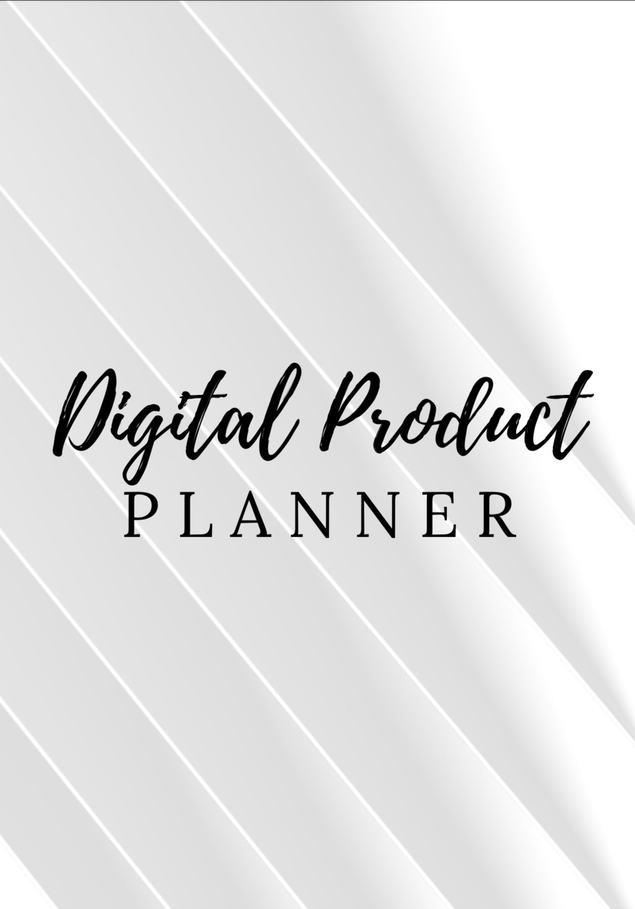 Digital Product Planner