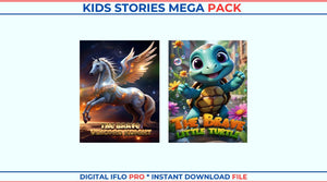 Kids Stories Mega Pack | 50+ Engaging Ebooks | PLR
License | Perfect for Bedtime, Classroom & Digital Libraries | Instant Download | PDF