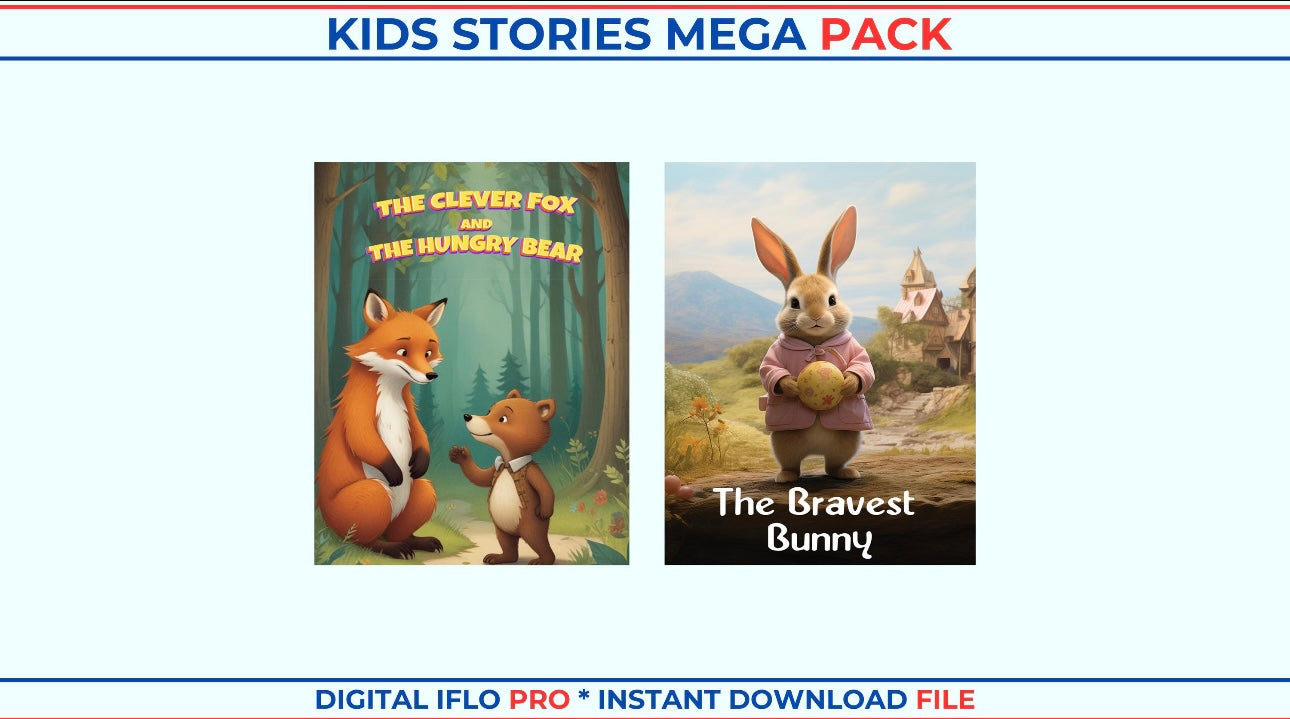 Kids Stories Mega Pack | 50+ Engaging Ebooks | PLR
License | Perfect for Bedtime, Classroom & Digital Libraries | Instant Download | PDF