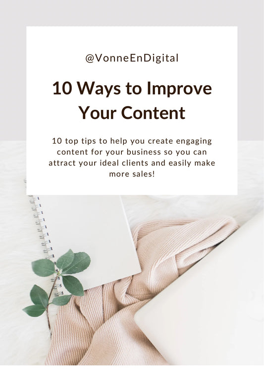 10 Ways to Improve Your Content -Digital Products/File